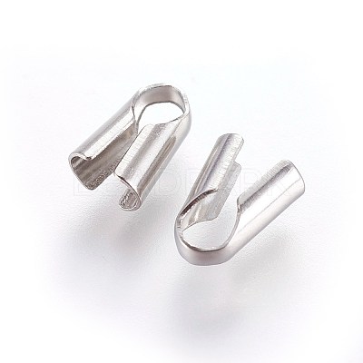 Tarnish Resistant 304 Stainless Steel Cord Ends X-STAS-P237-80B-P-1