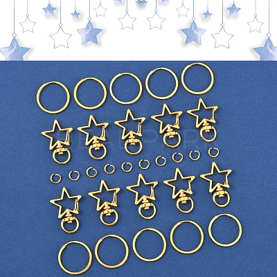 DIY Jewelry Making Findings Kits DIY-FS0008-12G-1