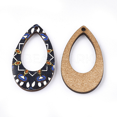 Printed Basswood Pendants LS-X-WOOD-S045-001A-1