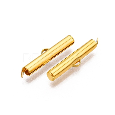 Iron Slide On End Clasp Tubes IFIN-R212-2.0cm-G-1
