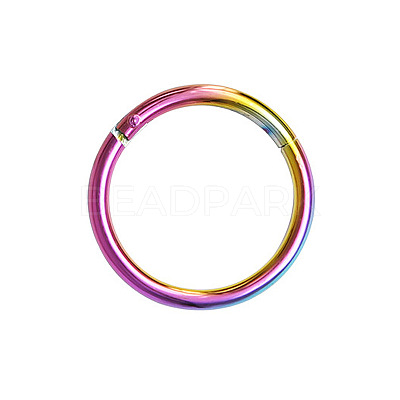316L Surgical Stainless Steel Hoop Cartilage Earrings WGB51CA-20-1
