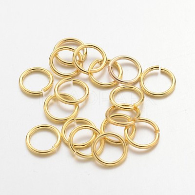 Brass Open Jump Rings JRC8MM-G-1