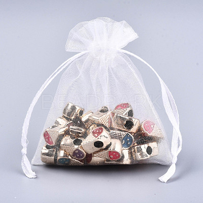 Organza Gift Bags with Drawstring OP-R016-13x18cm-04-1