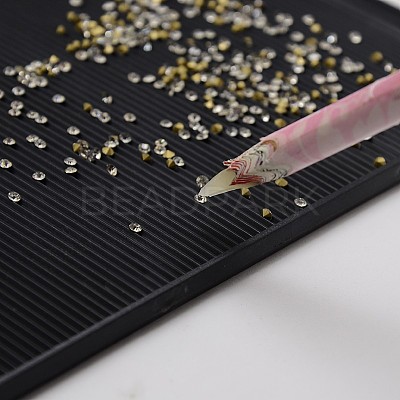 Jewelry Displays Black Plastic Base Board for Rhinestone Picking ODIS-M001-180mm-01-1