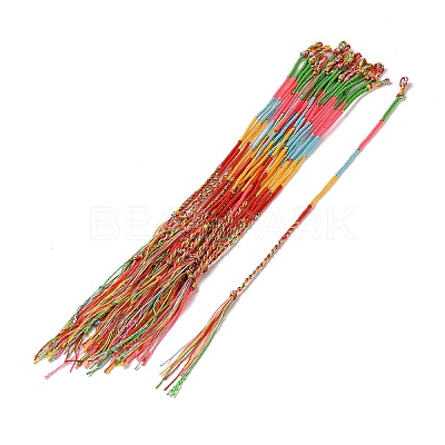 Polyester Braided String Cord Bracelet X-BJEW-I306-01B-1