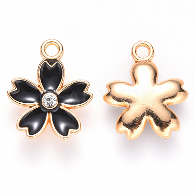 Alloy Enamel Pendants ENAM-S121-052A-1