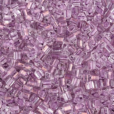 Transparent Inside Colours Glass Seed Beads SEED-T007-13J-1