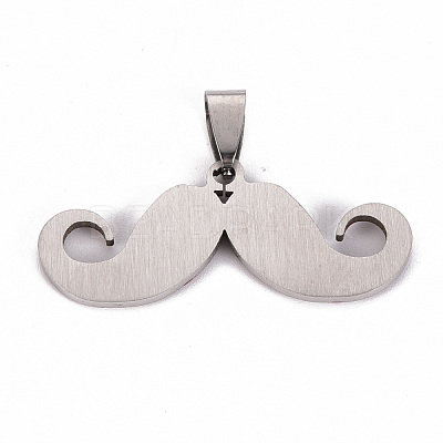201 Stainless Steel Enamel Pendants STAS-S110-075F-1
