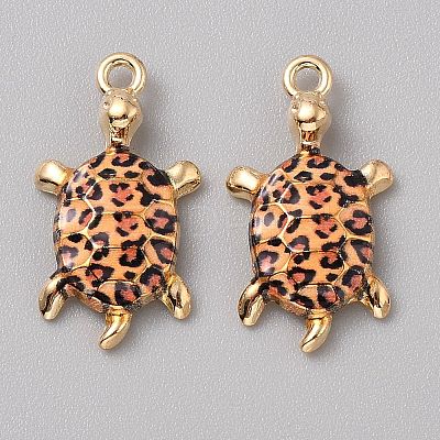 Alloy Enamel Pendants FIND-CJC0027-01G-02-1