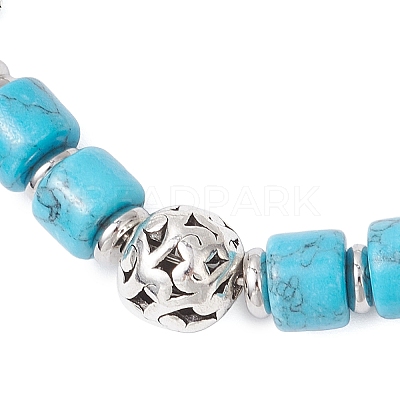 2Pcs 2 Styles 304 Stainless Steel Multi-layered Bracelets BJEW-JB12234-1
