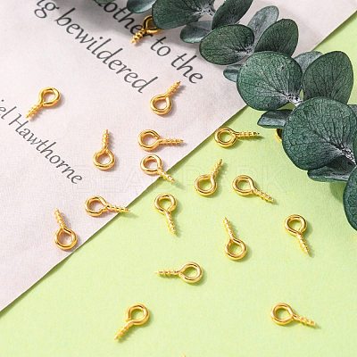 304 Stainless Steel Screw Eye Pin Peg Bails STAS-L234-165D-G-1