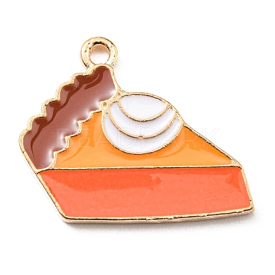 Thanksgiving Day Alloy Enamel Pendants ENAM-D060-02C-KCG-1