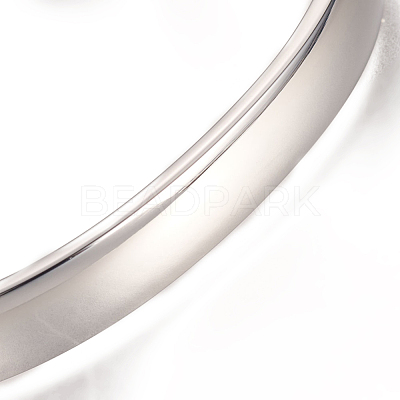 304 Stainless Steel Cuff Bangles STAS-I110-10-8mm-1