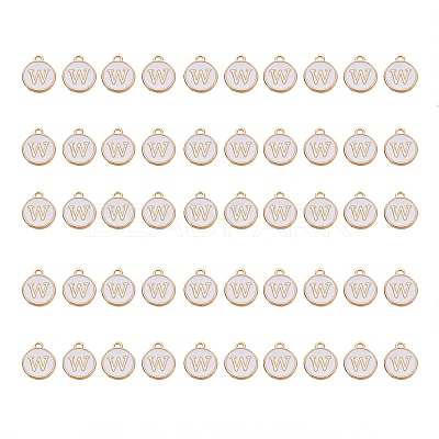 Golden Plated Alloy Charms ENAM-SZ0001-25A-W-1