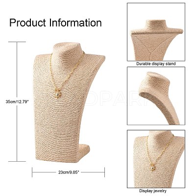Stereoscopic Necklace Bust Displays LS-NDIS-N001-01C-1