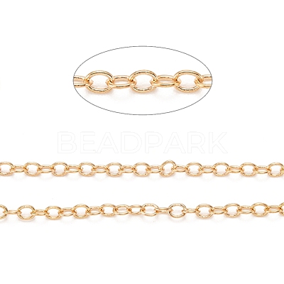 Brass Cable Chains CHC-S003-11G-1