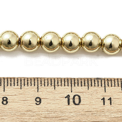 Electroplated Synthetic Magnetic Hematite Beads Strands X-G-L613-F01-01A-1