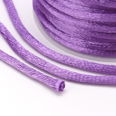 Nylon Satin Rattail Cords NWIR-L006-2mm-07-1
