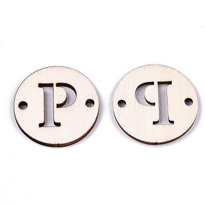 Unfinished Natural Poplar Wood Links Connectors WOOD-S045-140B-01P-1