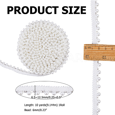 Polyester Lace Trim OCOR-WH011-164B-1