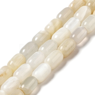 Natural White Moonstone Beads Strands G-G980-17-1