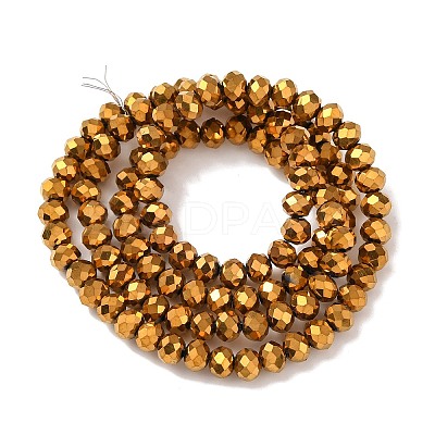 Electroplate Transparent Glass Beads Strands EGLA-A034-T4mm-UA01-1