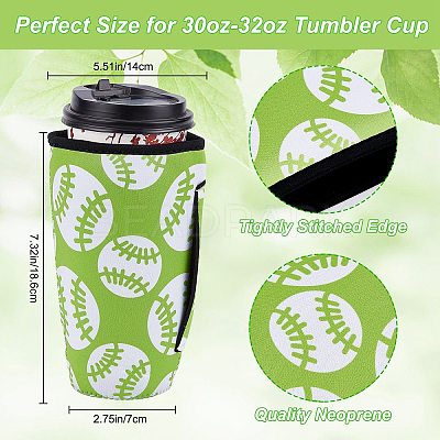 Neoprene Cup Sleeve AJEW-WH0302-003-1
