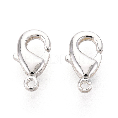 Brass Lobster Claw Clasps KK-YW0004-01A-S-1