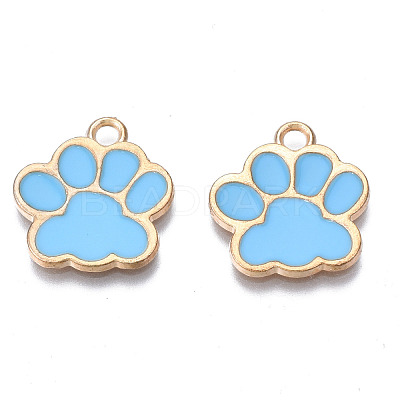 Alloy Enamel Pendants X-ENAM-T016-22LG-E-RS-1