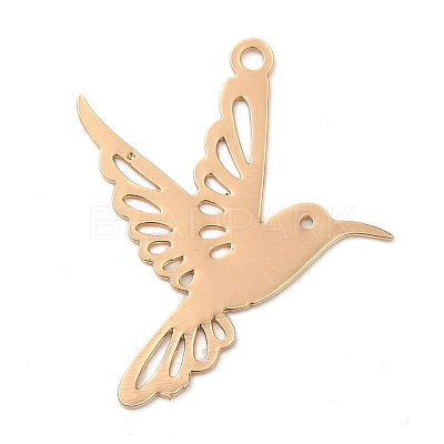 Rack Plating Brass Filigree Pendants KK-Q792-04LG-1