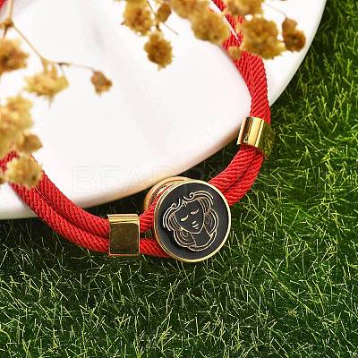 Constellation Nylon Cords Multi-strand Bracelets BJEW-U016-01B-11-1
