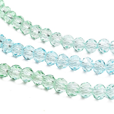 Transparent Painted Glass Beads Strands DGLA-A034-T4mm-A16-1
