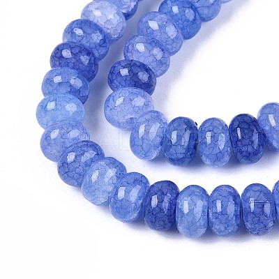 Glass Beads Strands GLAA-N059-5x8mm-19-1