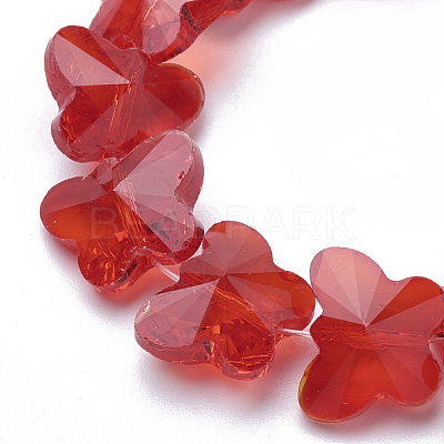 Transparent Glass Beads GLAA-Q066-14mm-B15-1