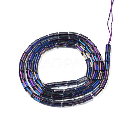 Electroplate Glass Beads Strands EGLA-K014-B-FP09-1