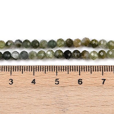Natural Green Tourmaline Beads Strands G-F798-A03-02-1
