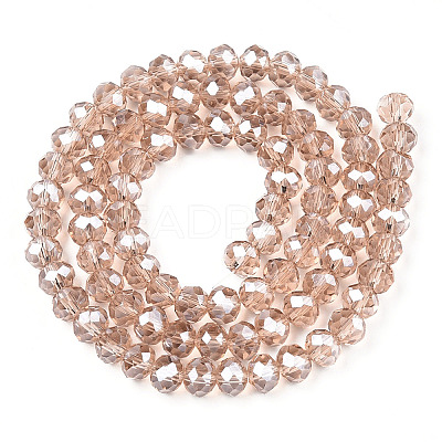 Electroplate Glass Beads Strands EGLA-A034-T2mm-A29-1