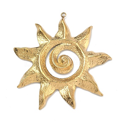 304 Stainless Steel Pendants STAS-C175-01B-G-1
