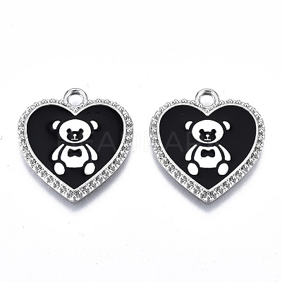 Eco-Friendly Alloy Enamel Pendants LS-X-ENAM-Q437-042P-01-NR-1