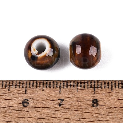 Vintage Handmade Porcelain Beads PORC-Q006-13A-15-1