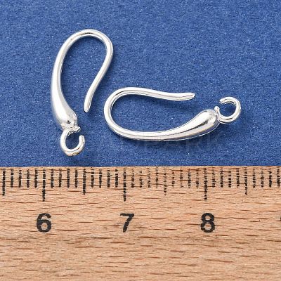Brass Earring Hooks KK-G604-06S-1