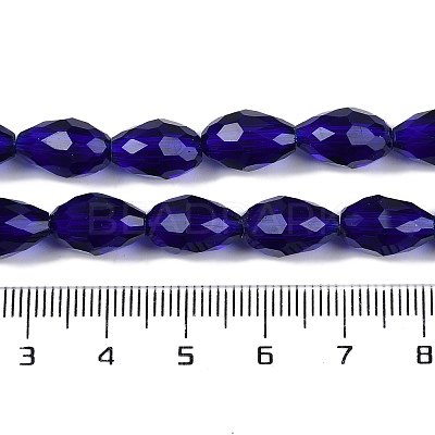 Transparent Glass Beads Strands X-EGLA-N013-T6mm-D07-1