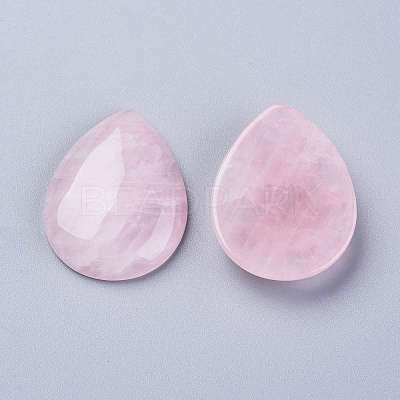 Natural Rose Quartz Cabochons X-G-E491-A-03-1