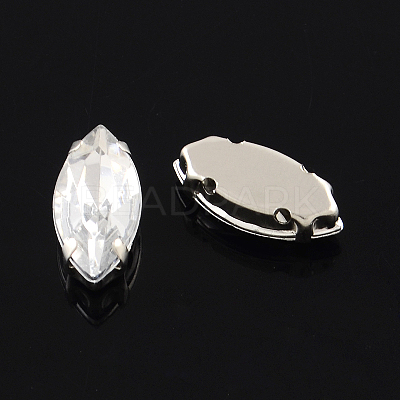 Sew on Rhinestone LS-X-GACR-R011-15x7-1