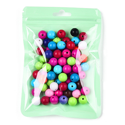 Macaron Color Plastic Yin-yang Resealable Bags OPP-N001-01B-07-1
