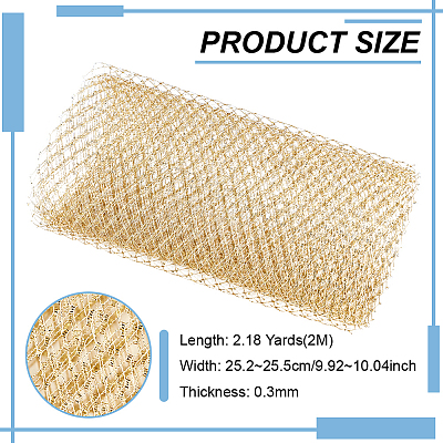 Nylon Mesh Lace Fabric DIY-WH0530-83C-1