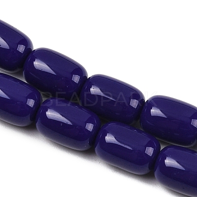 Opaque Glass Beads Strands GLAA-Z015-02D-1