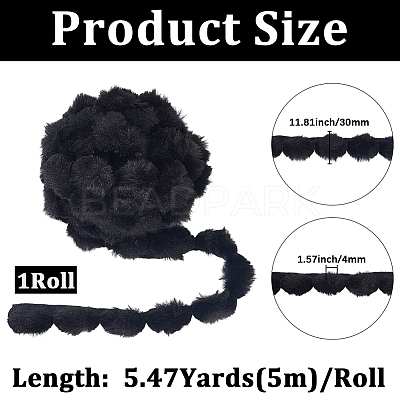 5M Polyester Embroidery Sewing Trimming AJEW-GF0012-30A-1