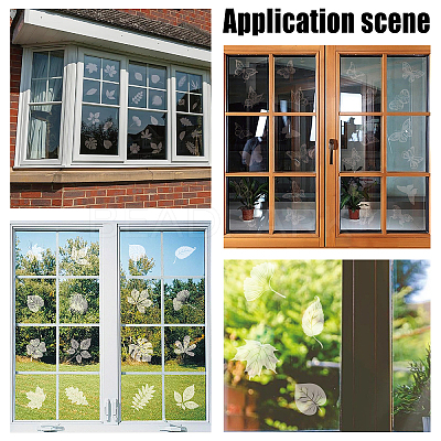 Waterproof PVC Window Film Adhesive Stickers DIY-WH0343-77-1