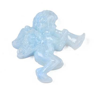 Two Tone Opaque Resin Beads RESI-S364-55B-1
